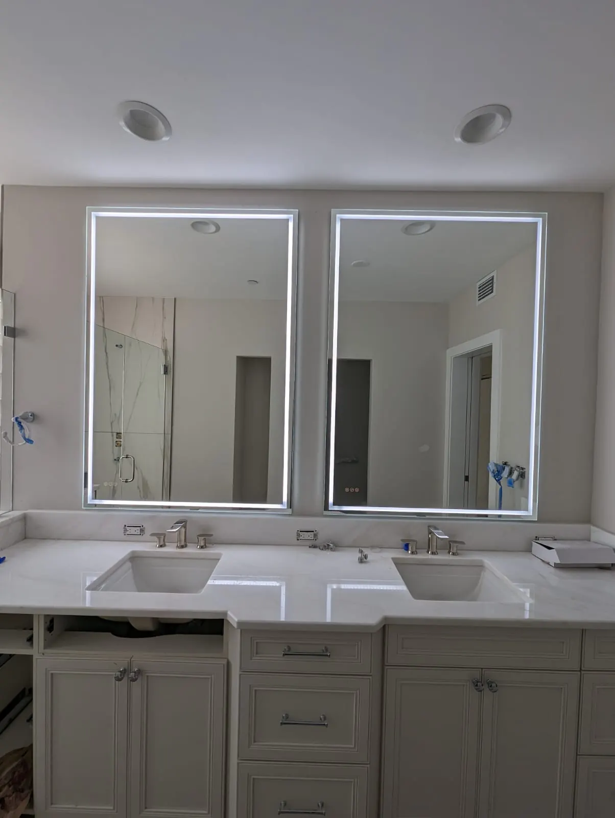 after led mirror installation in Southwest Florida