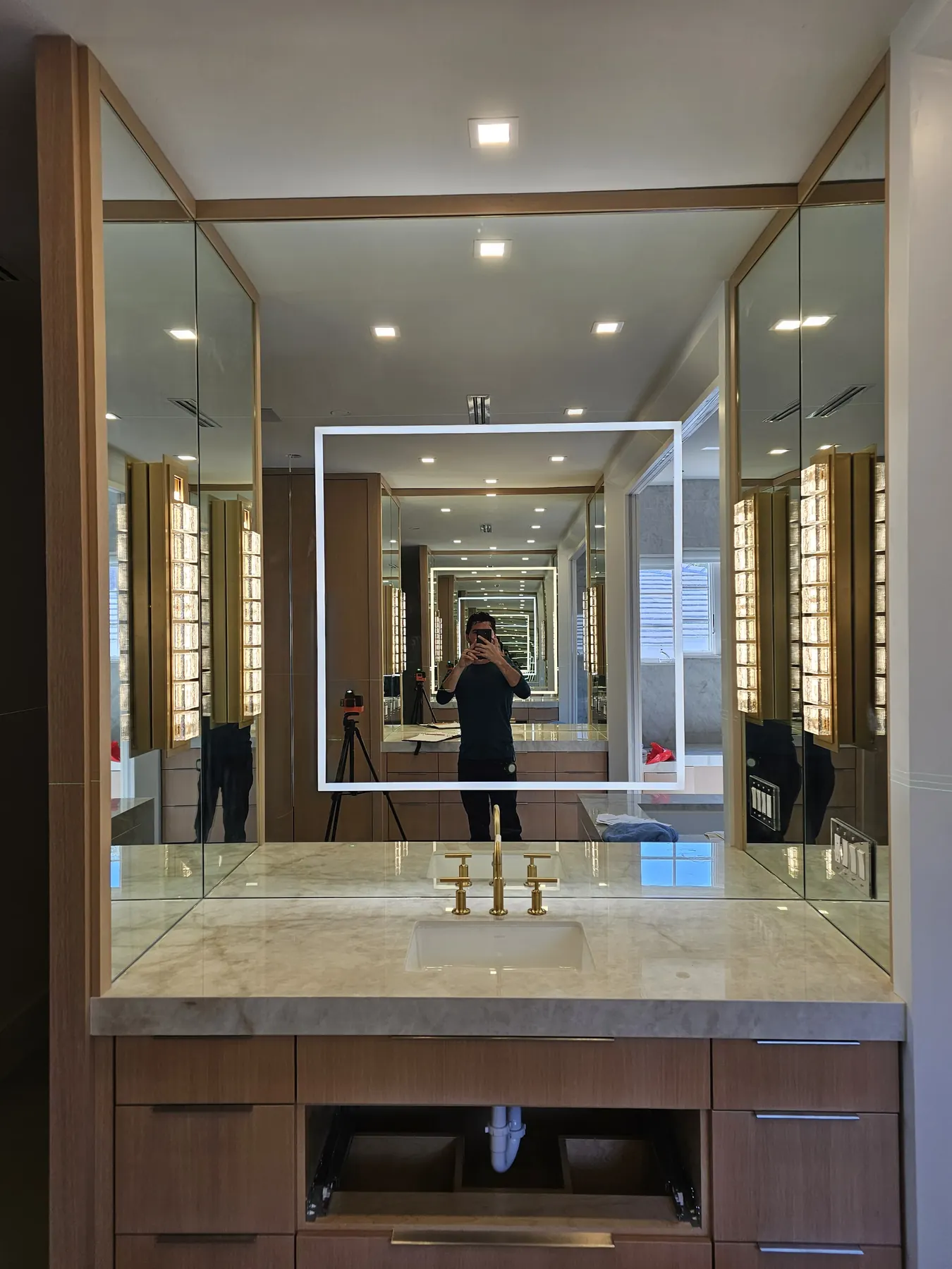 after led mirror installation in Southwest Florida