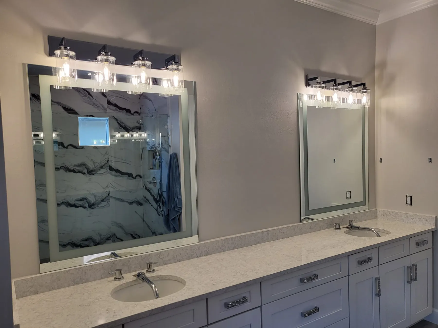 after led mirror installation in Southwest Florida