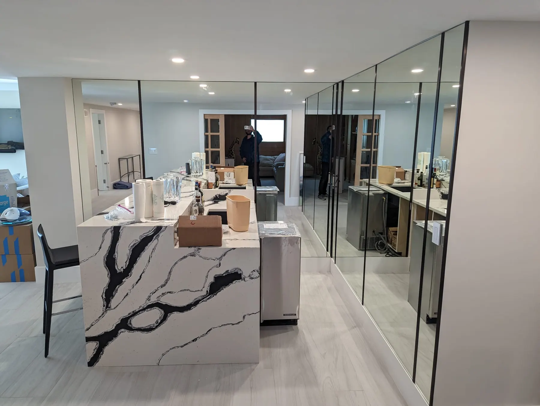 after normal mirror installation in Southwest Florida