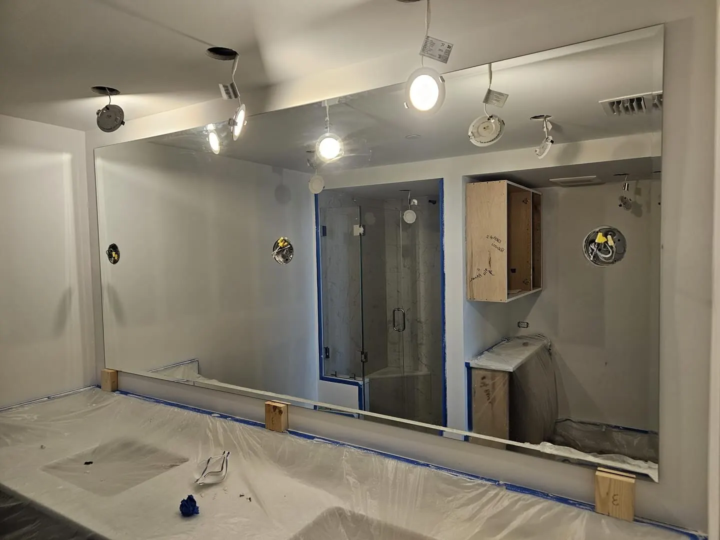 after normal mirror installation in Southwest Florida
