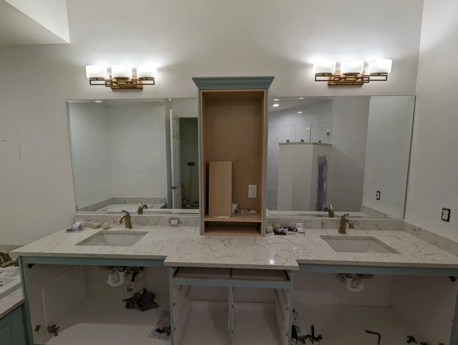 after normal mirror installation in Southwest Florida