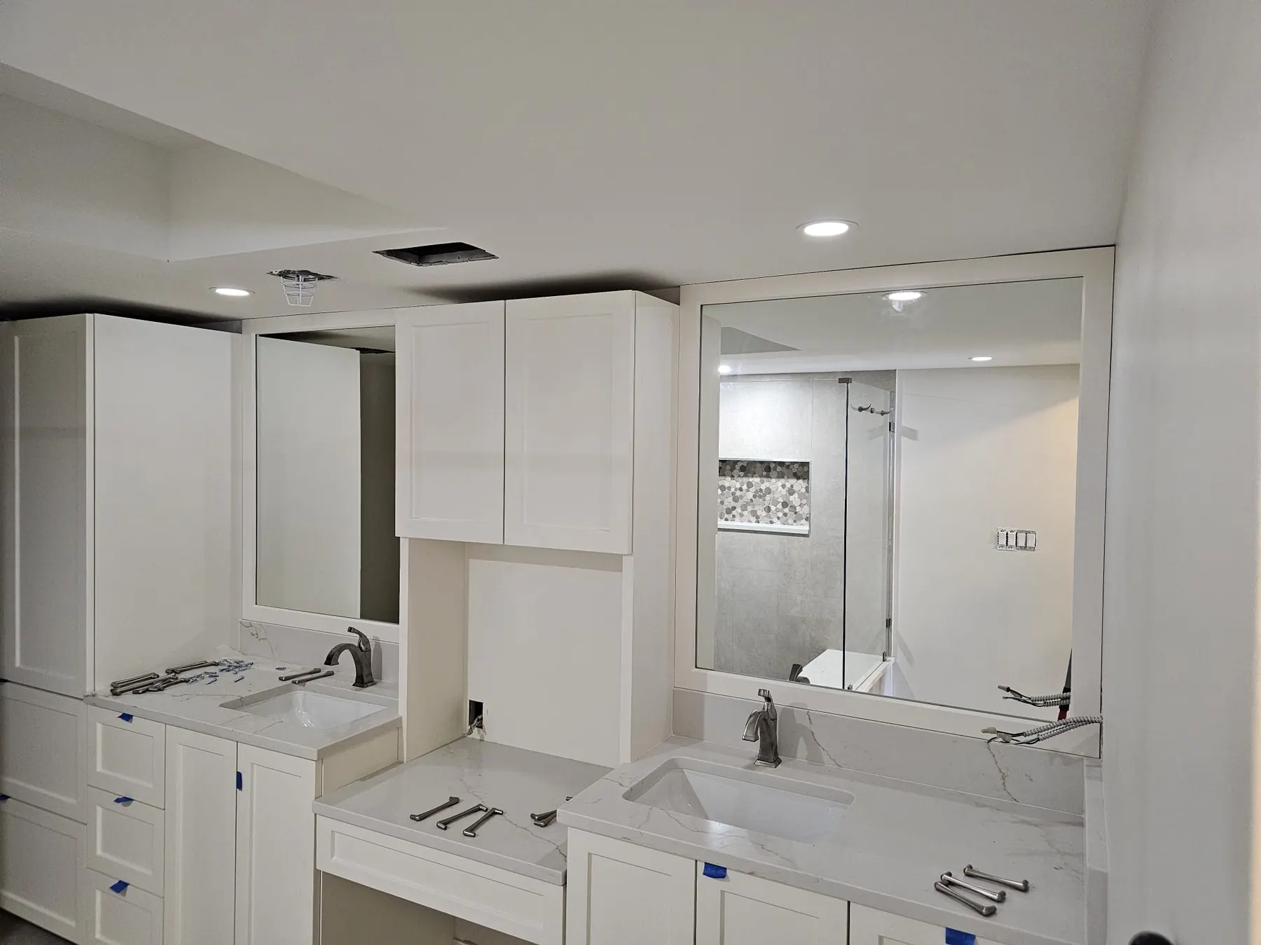 after normal mirror installation in Southwest Florida