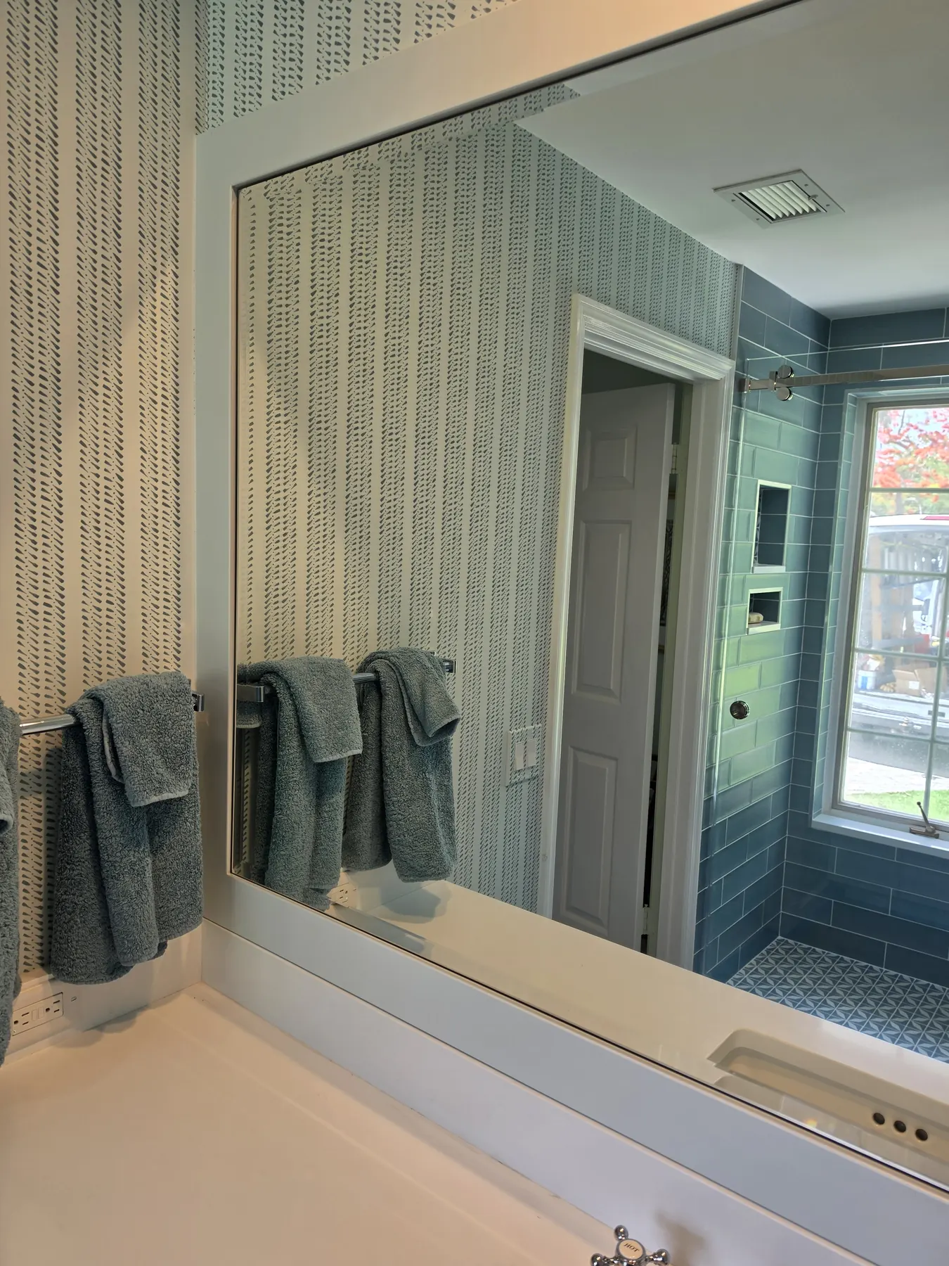 after normal mirror installation in Southwest Florida