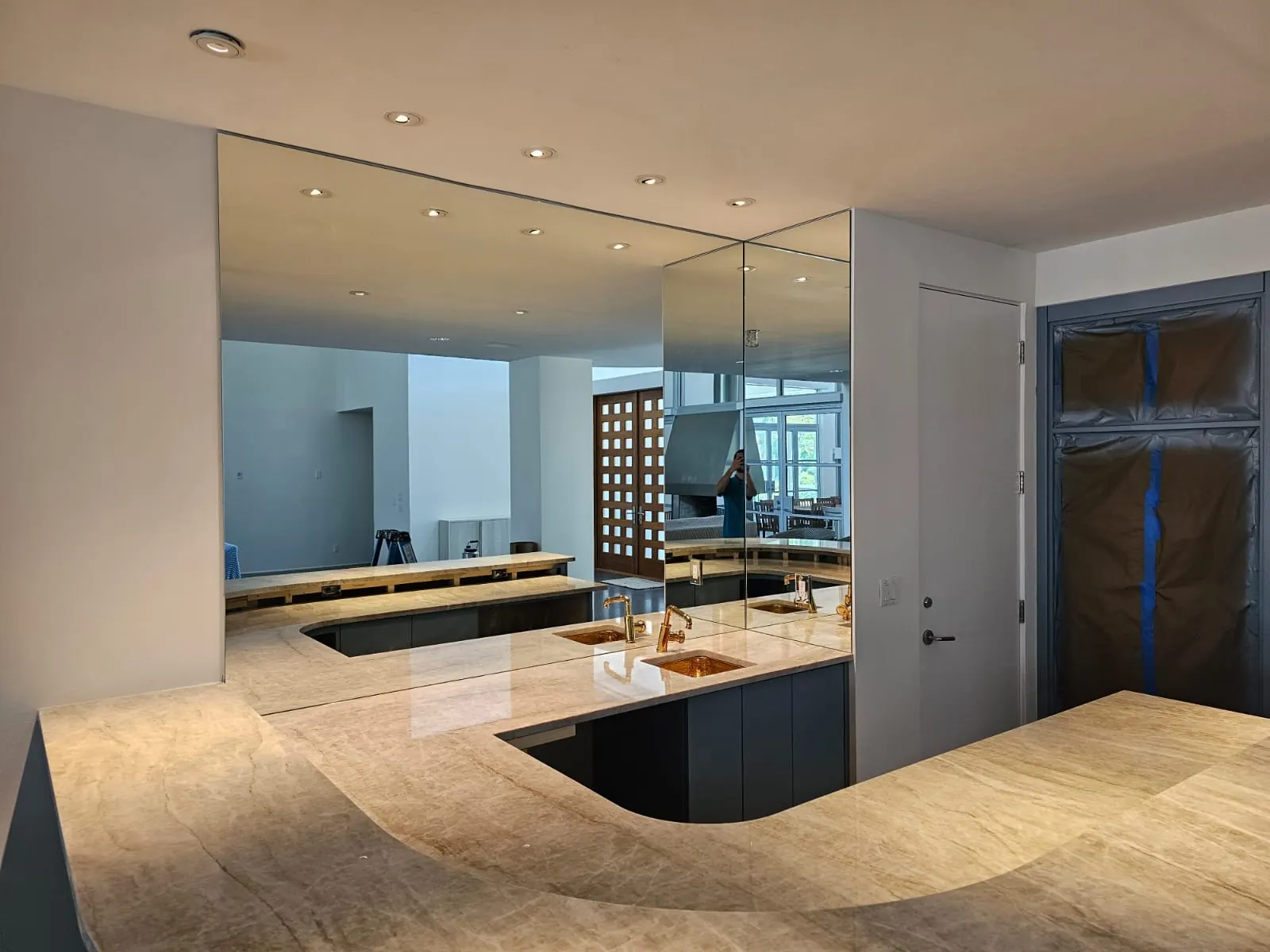 after normal mirror installation in Southwest Florida