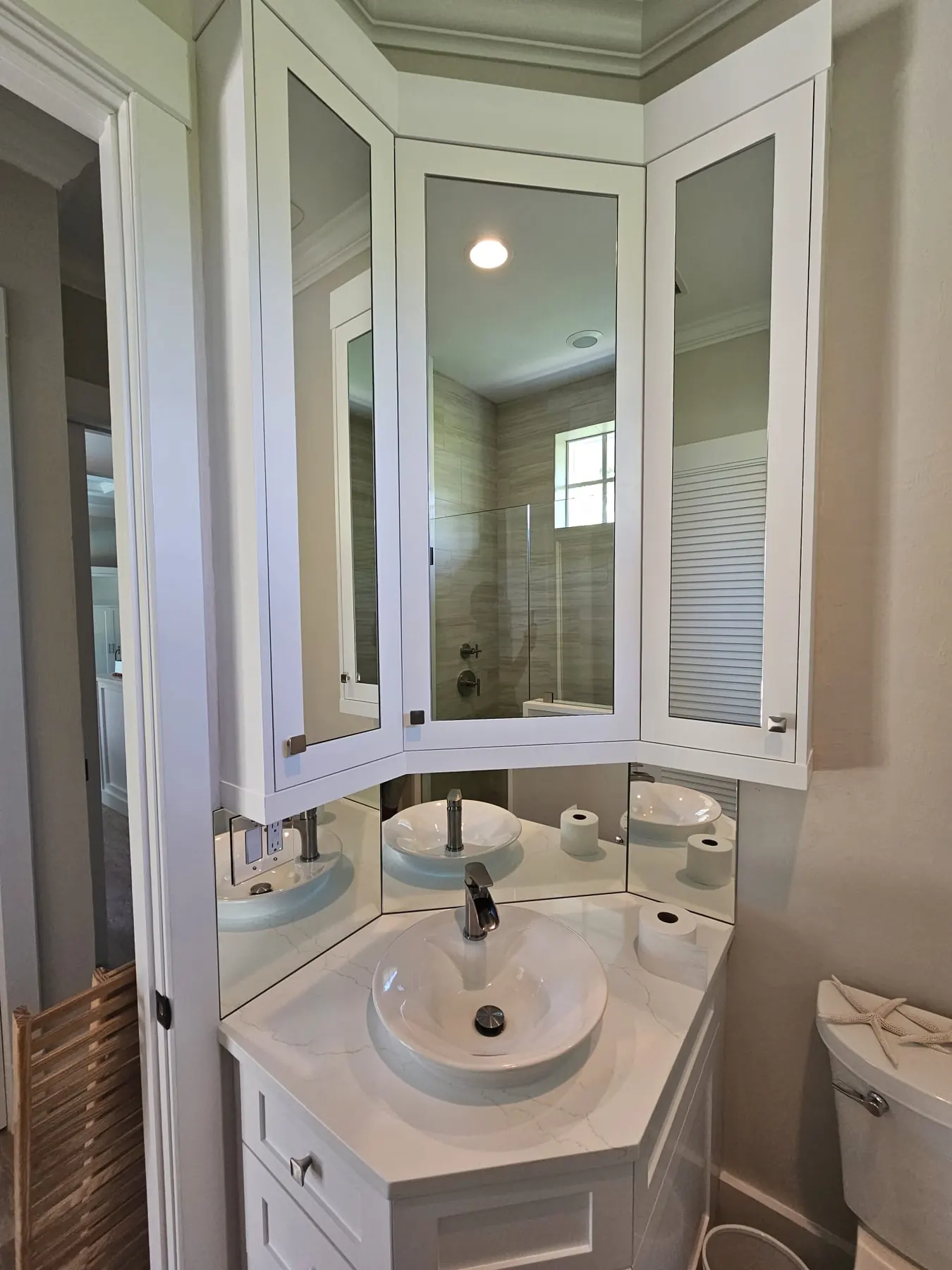 after normal mirror installation in Southwest Florida